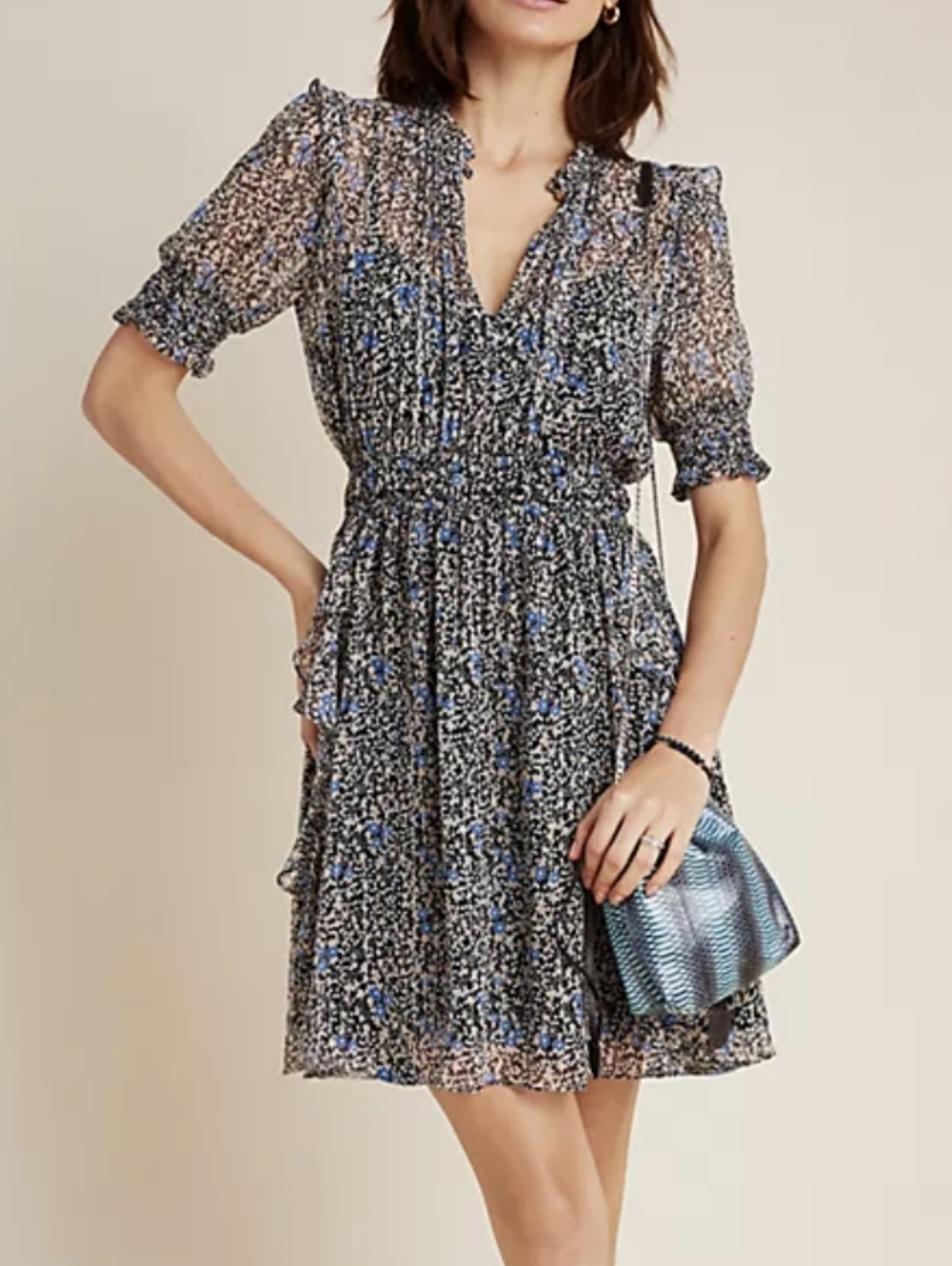 Anthropologie Shoshanna Perla Floral Dress